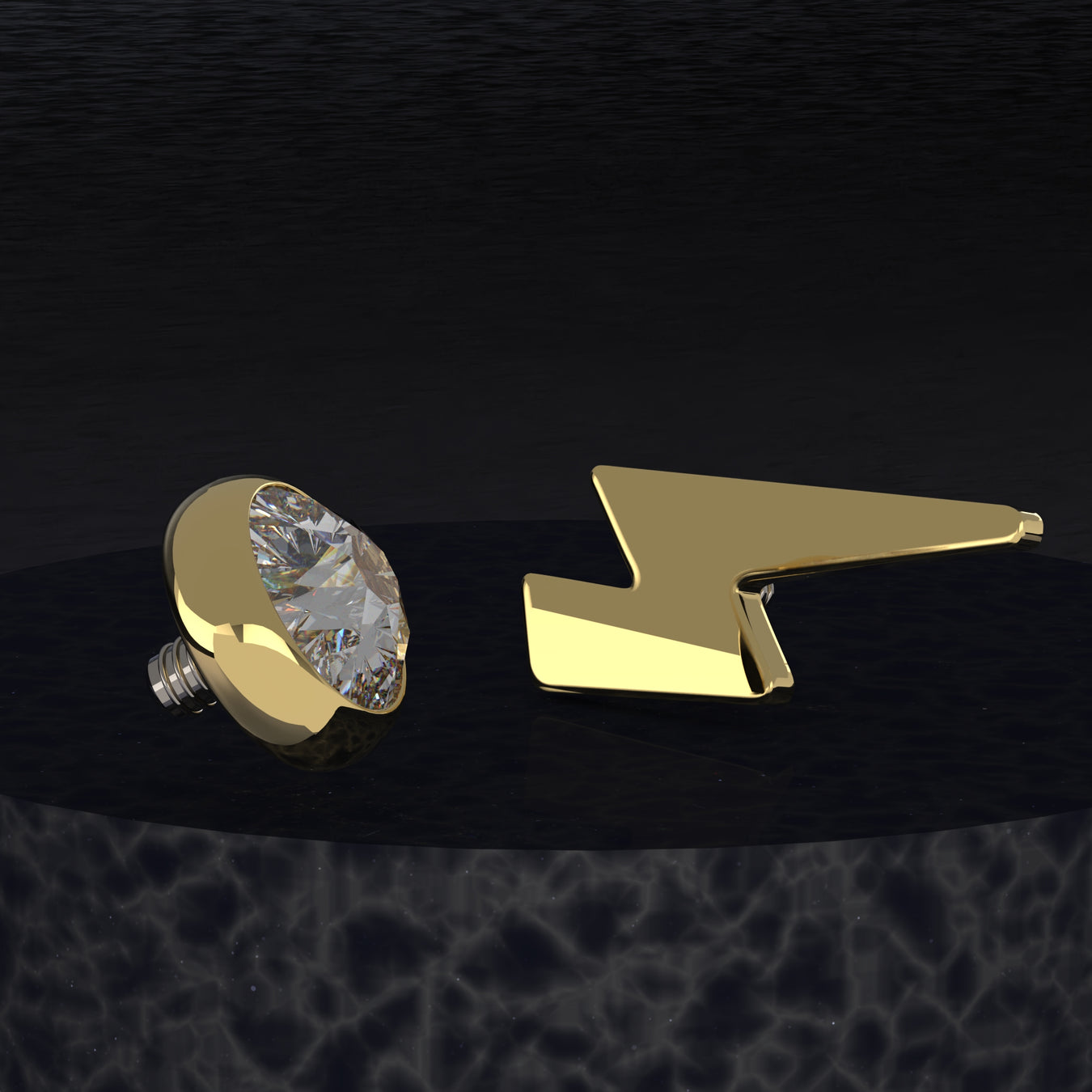 14K Gold Threaded Jewelry