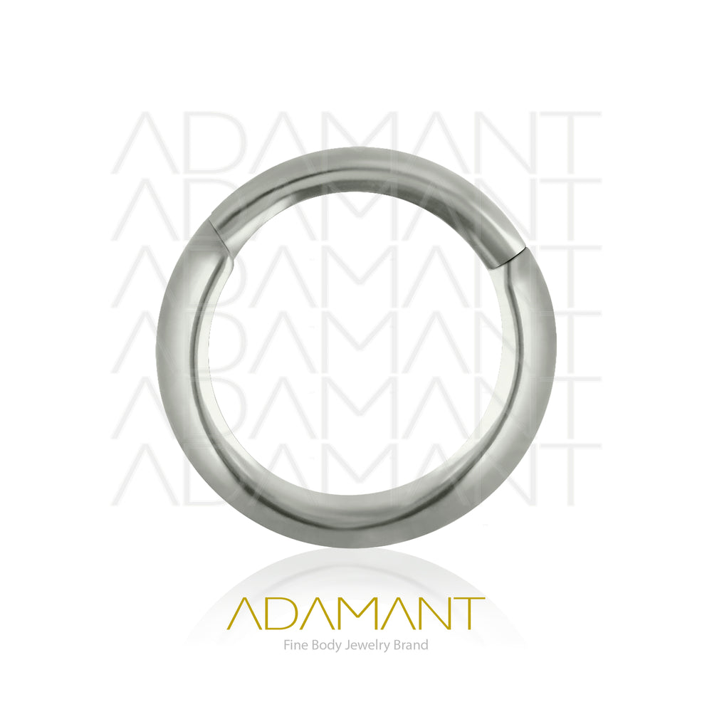16g, Pair Titanium Rounded Hoop Earrings