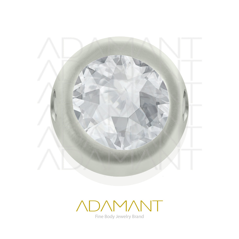 CBR Accessories, Titanium, Ball Bezel set, Cubic Zirconia.