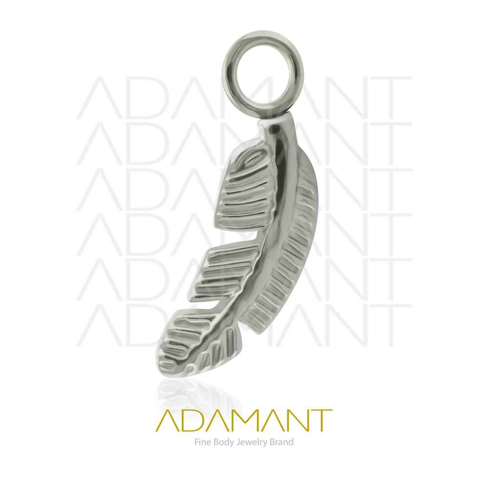 Implant Grade Titanium Hanger, Wave leaf