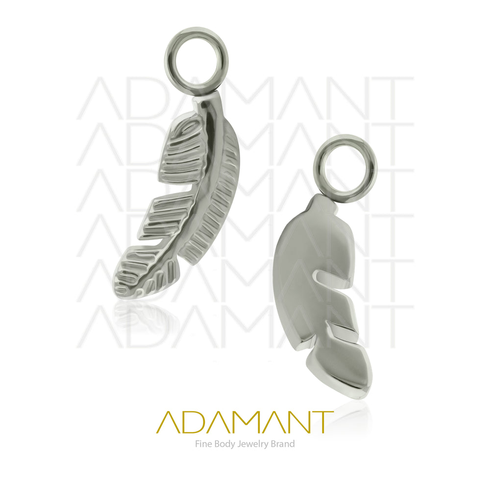 Implant Grade Titanium Hanger, Wave leaf