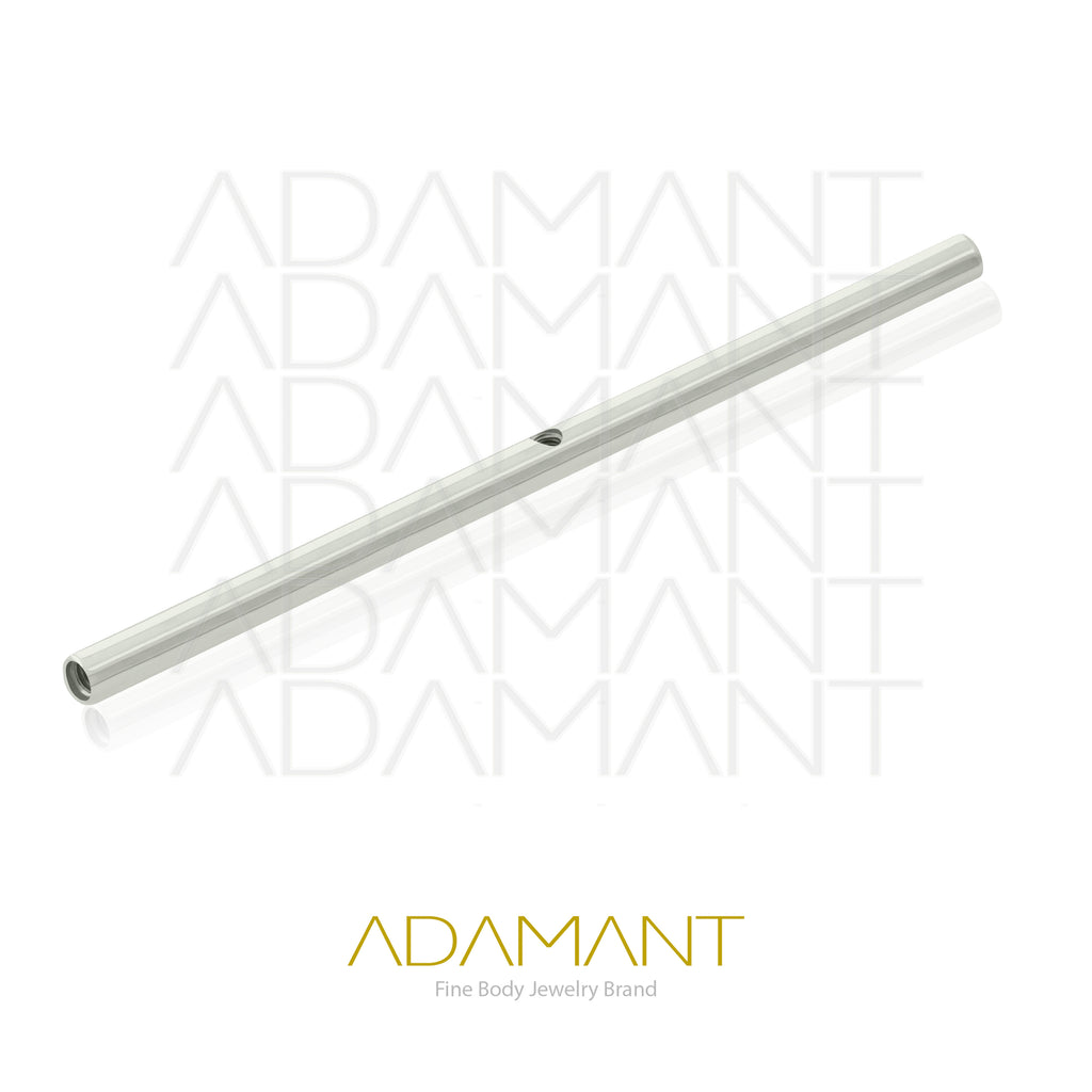 14g, Internally Threaded, Loose Pieces, Titanium, 0.9mm Front Thread, Straight barbells 1.2mm ends accessory