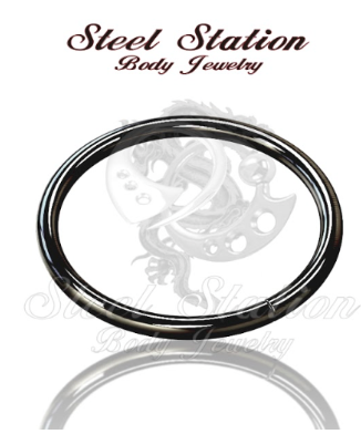 22g, 20g & 18g, Hoop, Surgical Stainless Steel, Seamless