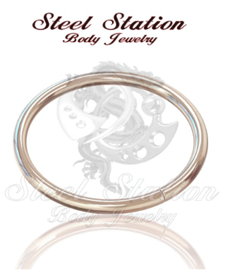 22g, 20g & 18g, Hoop, Surgical Stainless Steel, Seamless