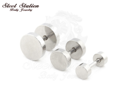 Surgical Stainless Steel, Fake Plugs